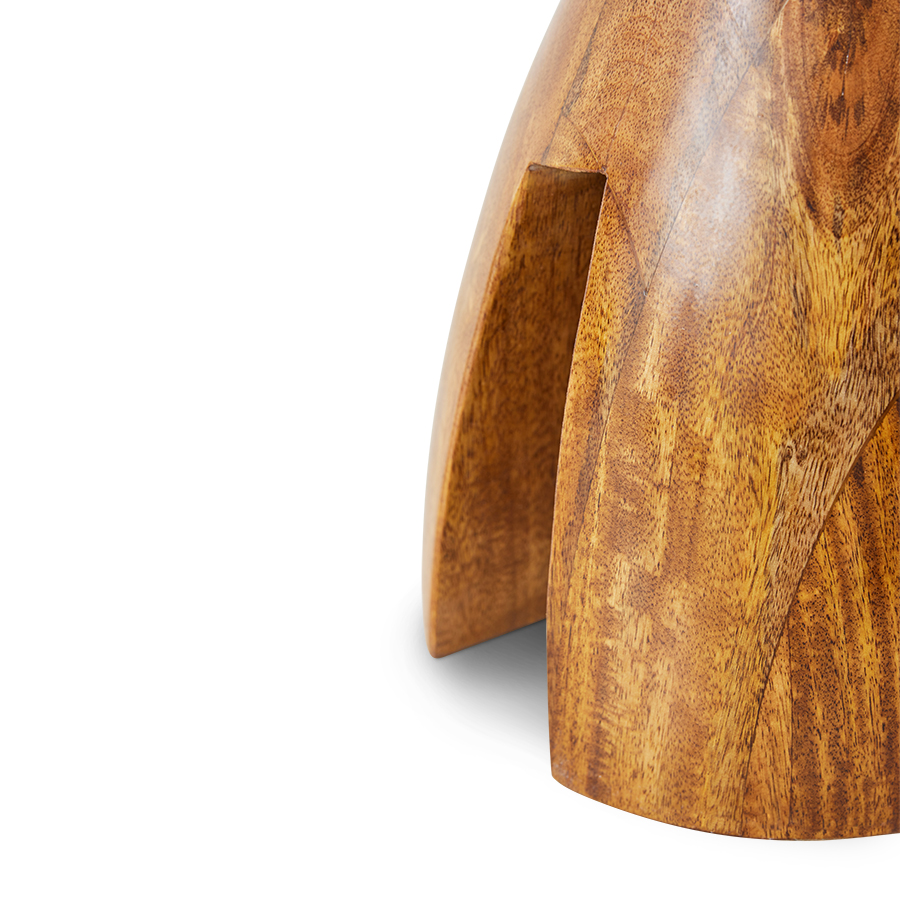 Kruk Wooden stool chestnut