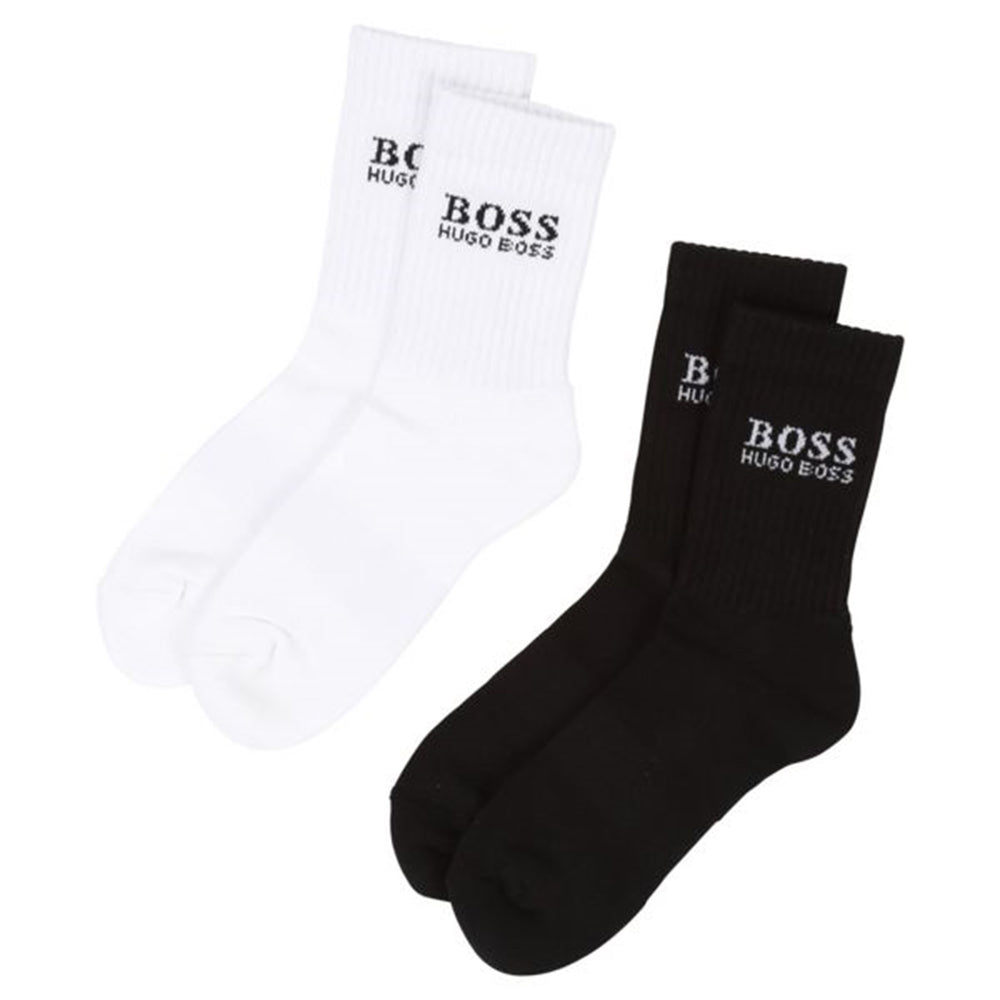 Køb Hugo Boss Socks Black/White