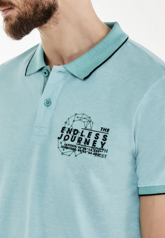 Oxford Poloshirt - aurora turquoise