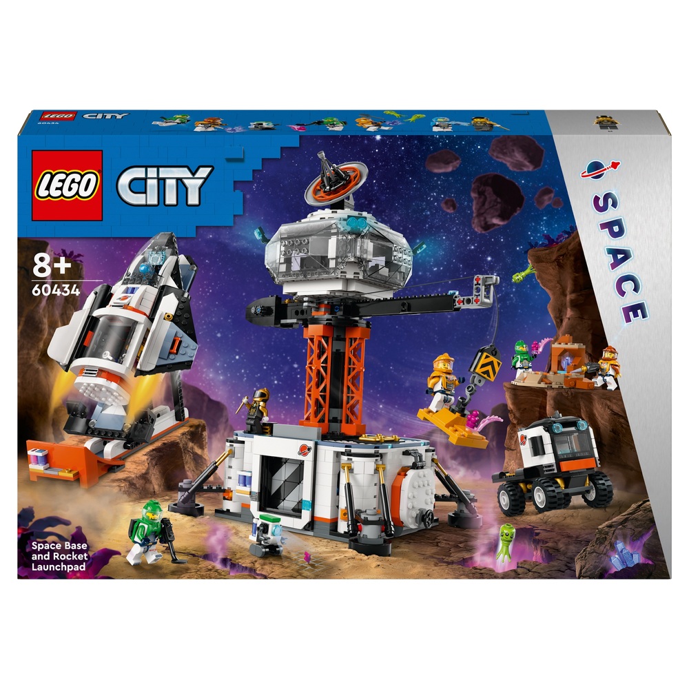 LEGO City 60434 Weltraumbasis und Raketenstartrampe Set