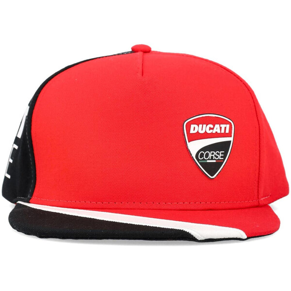 ducati racing - Casquette flat Corse Rouge / Noir