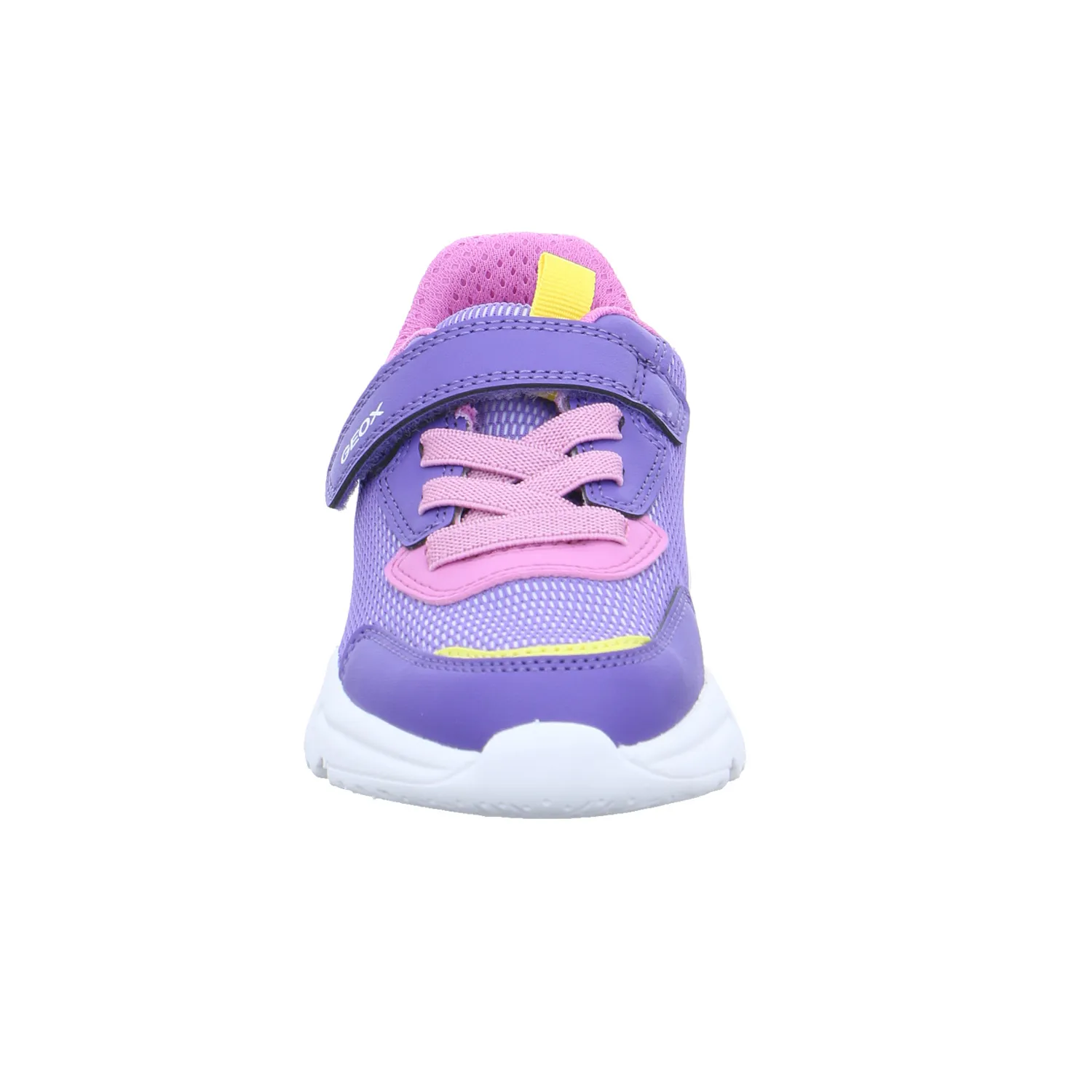 GEOX Kleinkinder-Halbschuh Klett Violette Textil  Sneaker