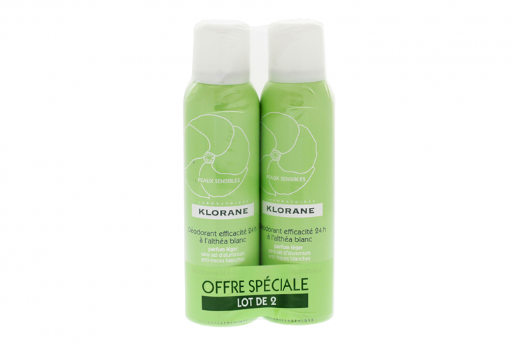 Déodorant Spray Althéa Blanc Protection 24h 2x125ml