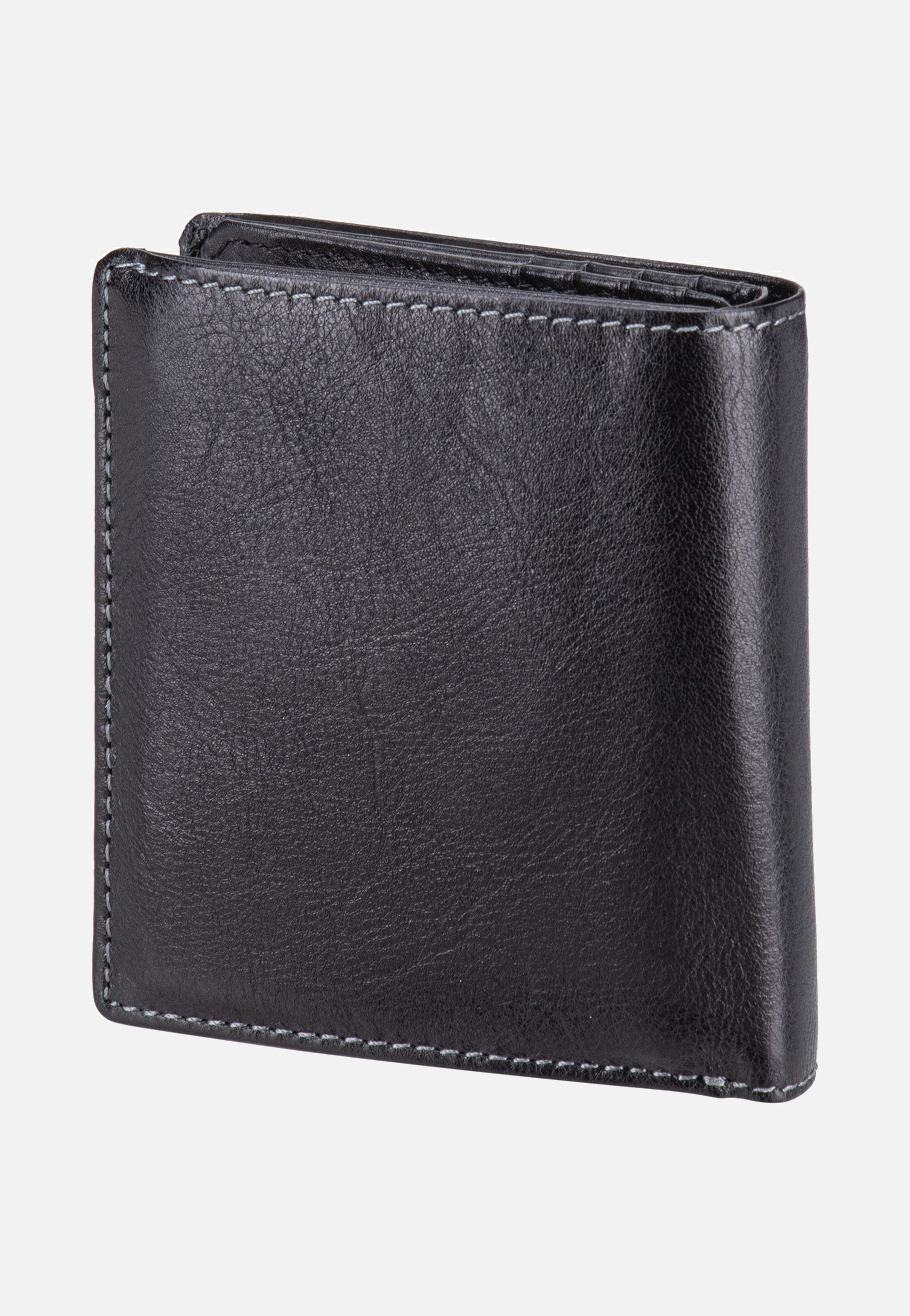 Arezzo RFID Carré 8Cs Schwarz - Portemonnaie