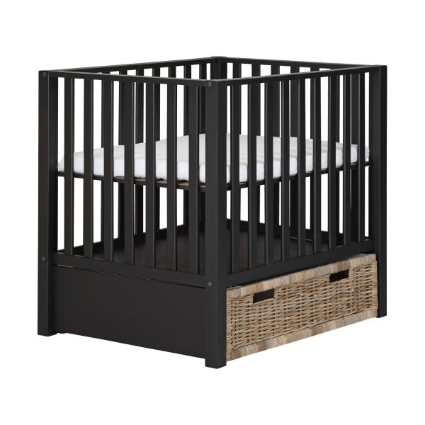 Europe Baby Mees Box Met Rieten Lade Mat Wit