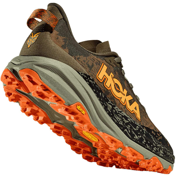 Chaussure trail HOKA ONE ONE SPEEDGOAT 6 WIDE ANTIQUE OLIVE / SQUASH