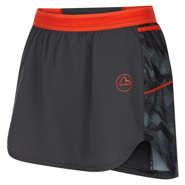 Short trail LA SPORTIVA AUSTER SKIRT W CARBON/CHERRY TOMATO