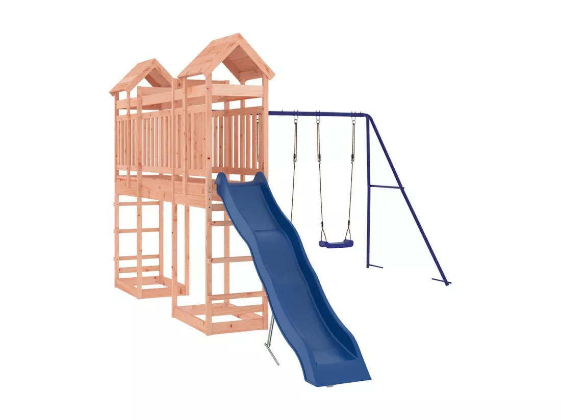 Aire de jeux d'extérieur bois massif de douglas