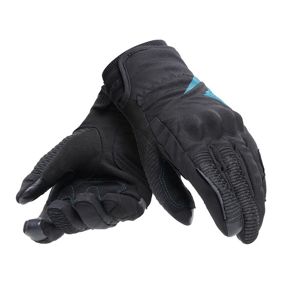Dainese - Gants femme Trento D-Dry® Thermal Woman Noir / Turquoise