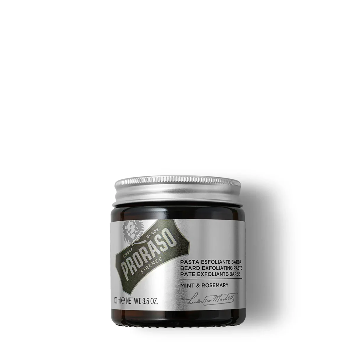 Pâte exfoliante pour barbe menthe & romarin 100ml