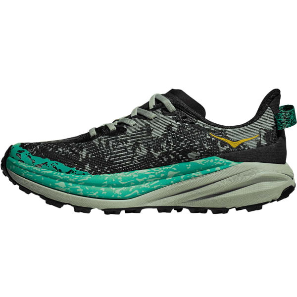 Chaussure trail HOKA ONE ONE SPEEDGOAT 6 W BLACK / ALOE VERA