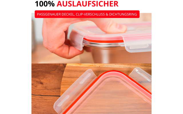 Westmark Lunch Box und Frischhaltedose Edelstahl