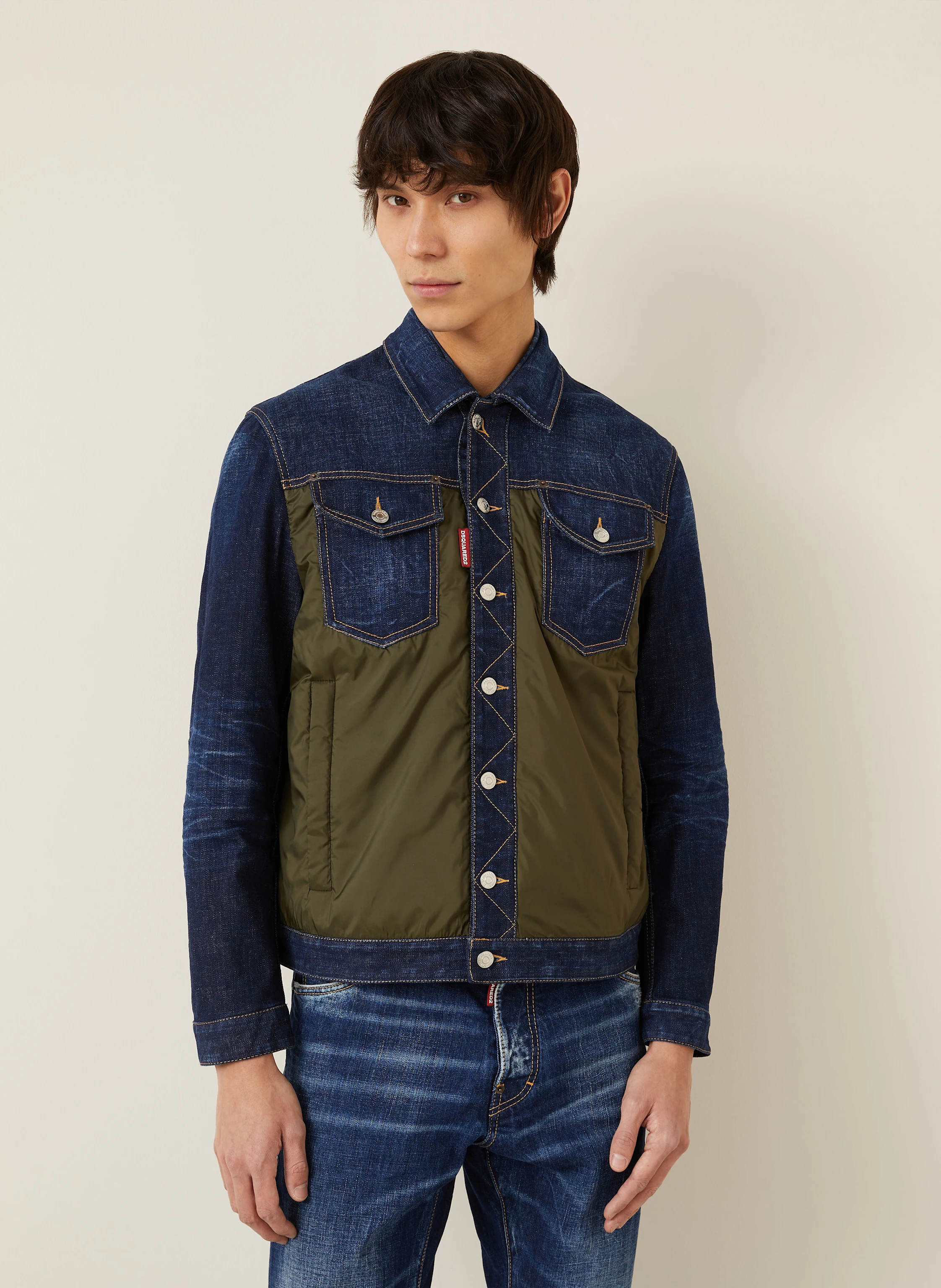 DSQUARED2 Jacke im Materialmix