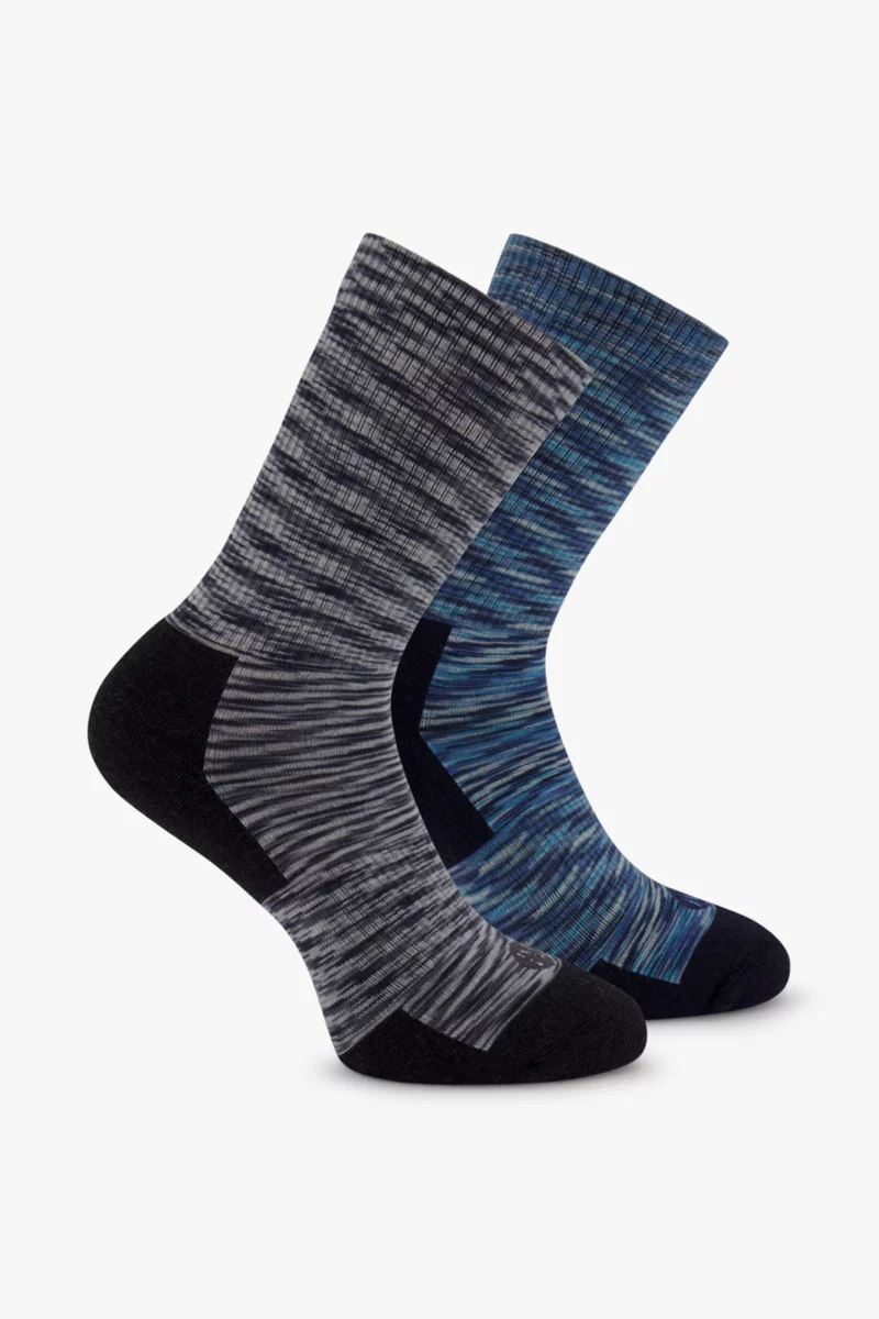 46 NORD 2-Pack Crew 35-47 Herren Wandersocken