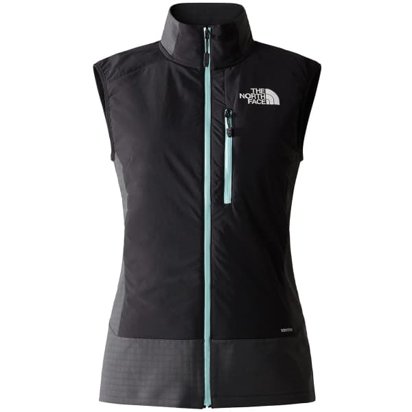 Veste randonnée THE NORTH FACE W DAWN TURN HYBRID VENTRIX VEST ASPHALT GREY/TNF BLACK/POWDER TEAL