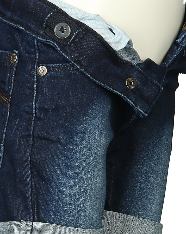 Jeans-Shorts POWER STRETCH B in dark blue denim