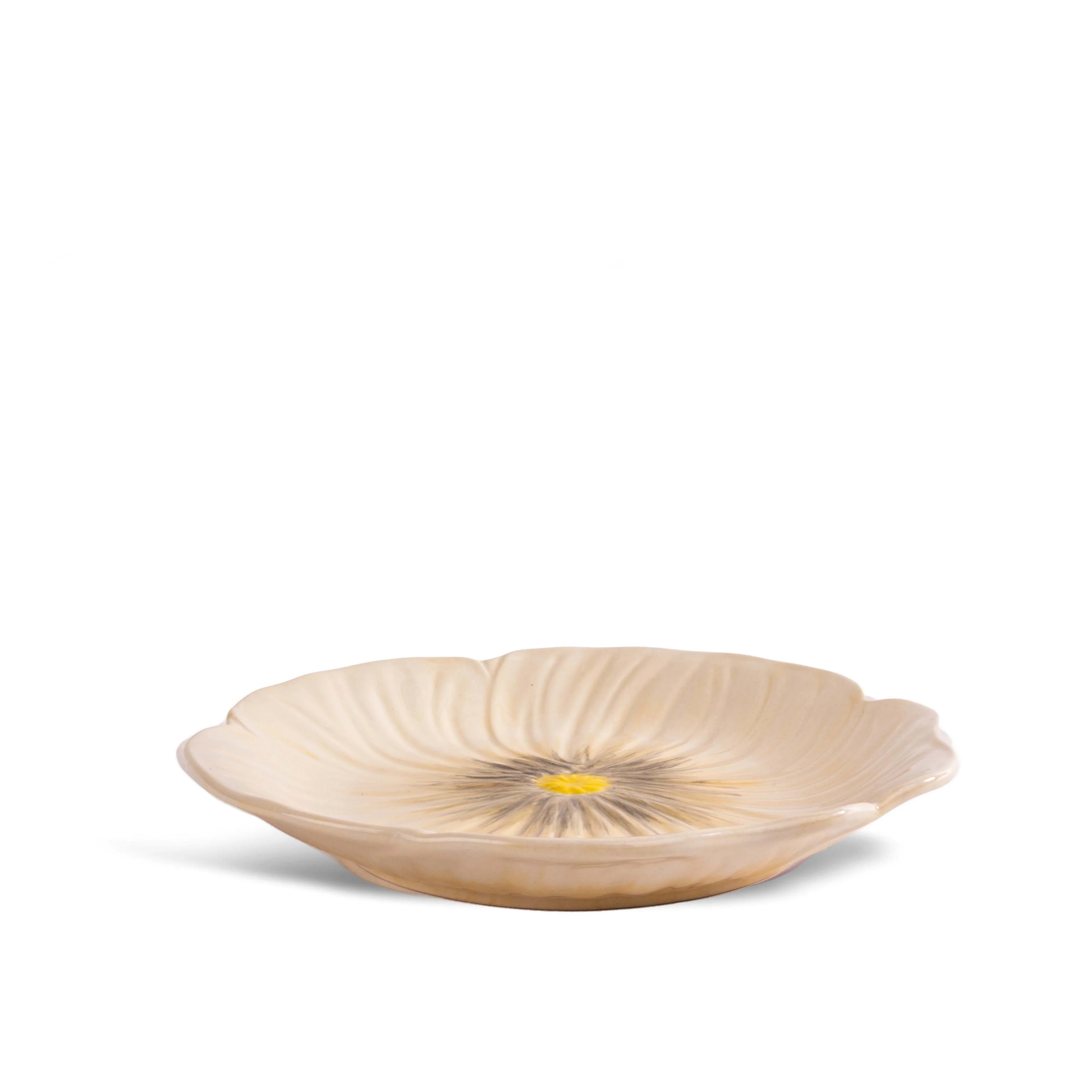 BYON  Poppy desserttallerken, beige - Ø21 cm.