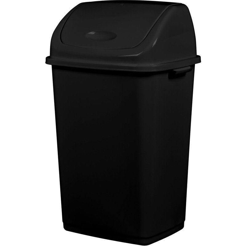 Poubelle Clap Green, Rossignol, 50 L, noir