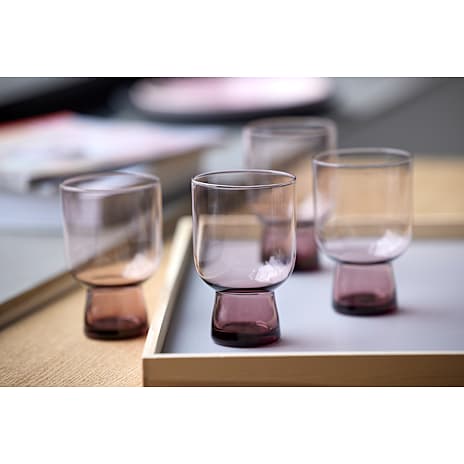 Lyngby Glas Sorrento vandglas (30cl) - rød
