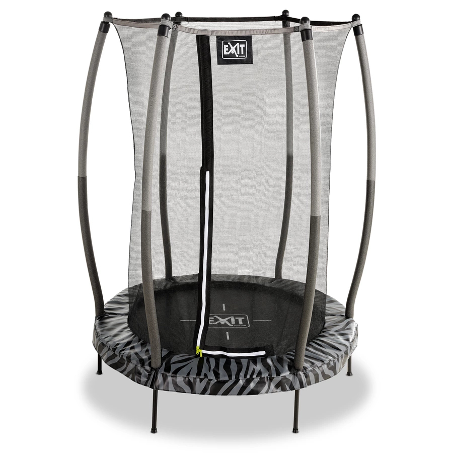 EXIT Tiggy Junior Trampolin mit Sicherheitsnetz ø 140 cm, schwarzgrau