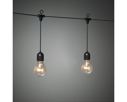 10-lichts LED biertuinketting Konstsmide amber