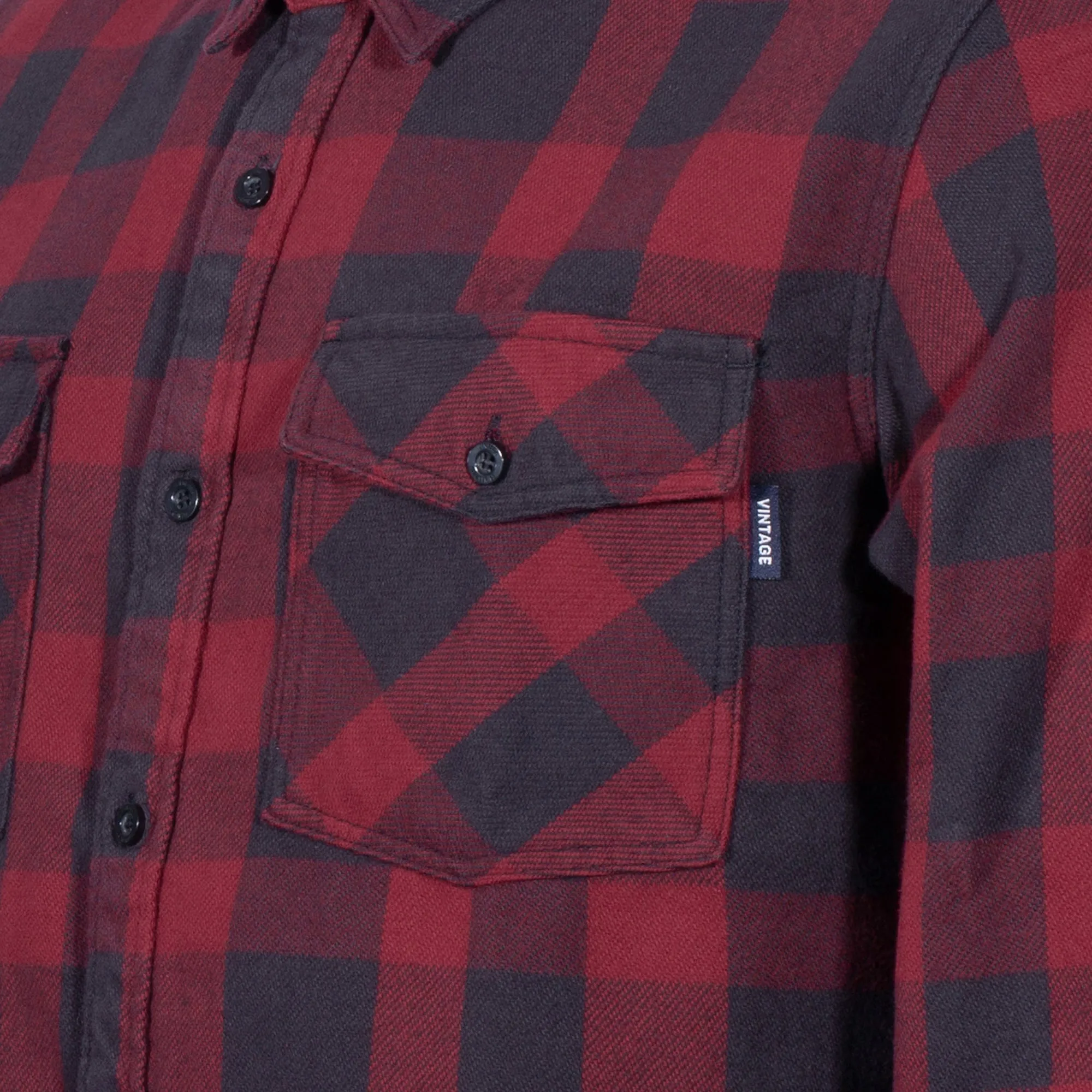 Vintage Industries -  Hemd Globe Heavyweight Shirt