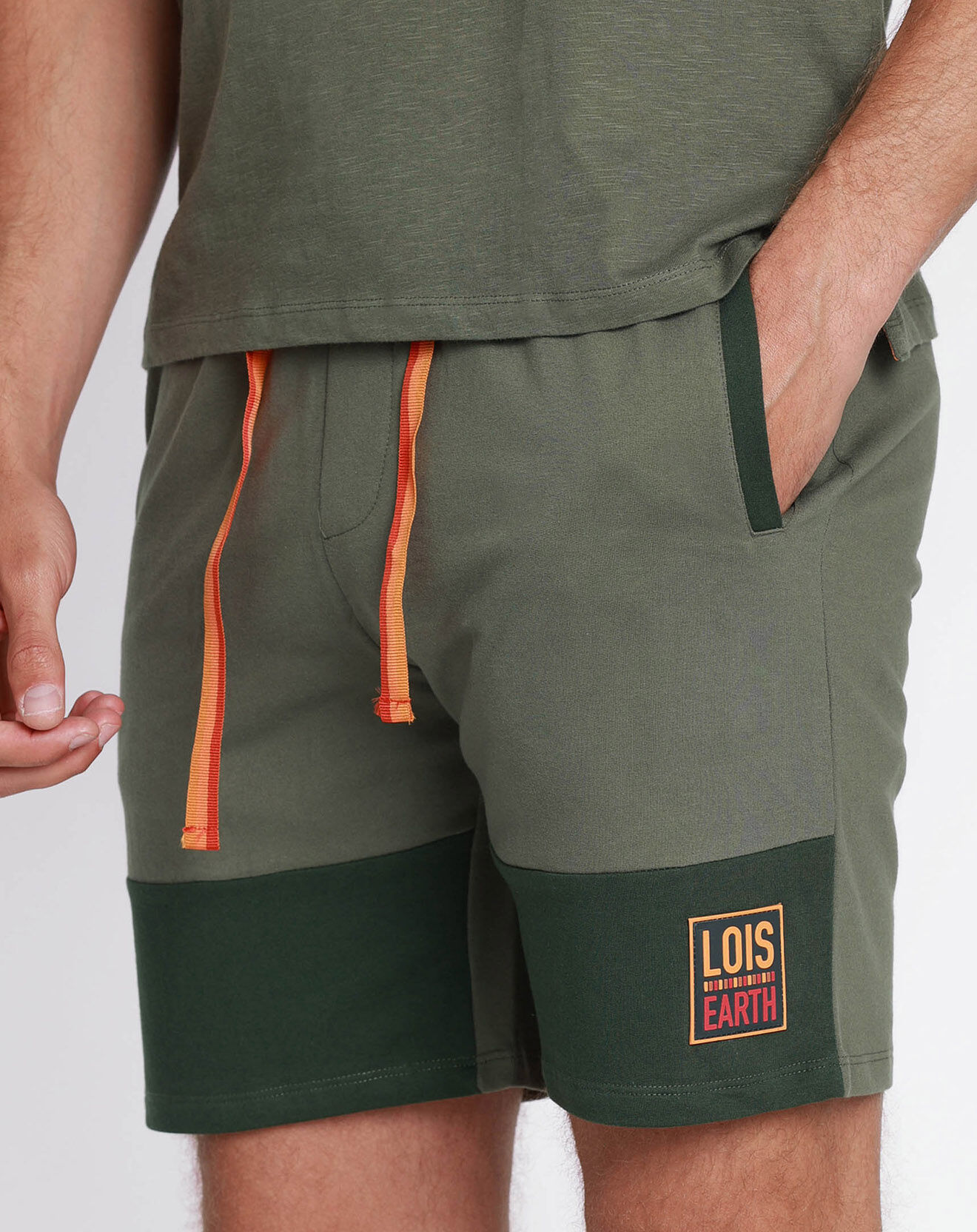 Lois Short pyjama vert kaki