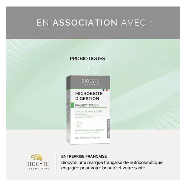 Biocyte Hepato Detox Bien-être Foie Chardon Marie Fenouil Artichaut 60 gélules