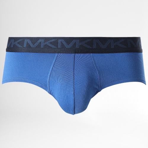 Lot De 5 Slips Stretch Factor Bleu Marine Bleu Clair Noir