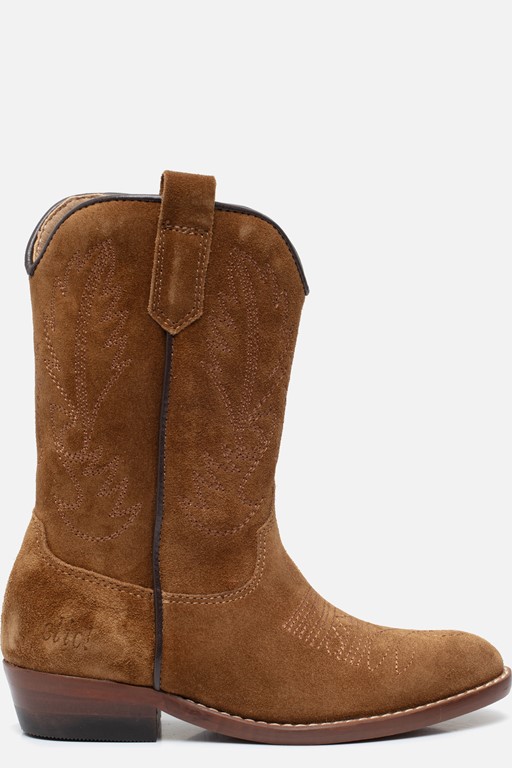 Clic! Cowboylaarzen cognac Leer
