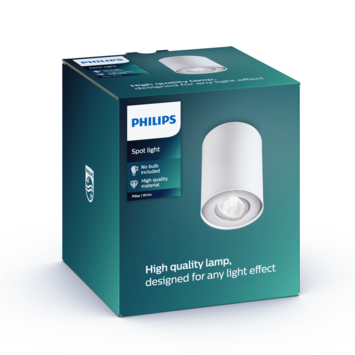 Philips myLiving plafondspot Pillar wit