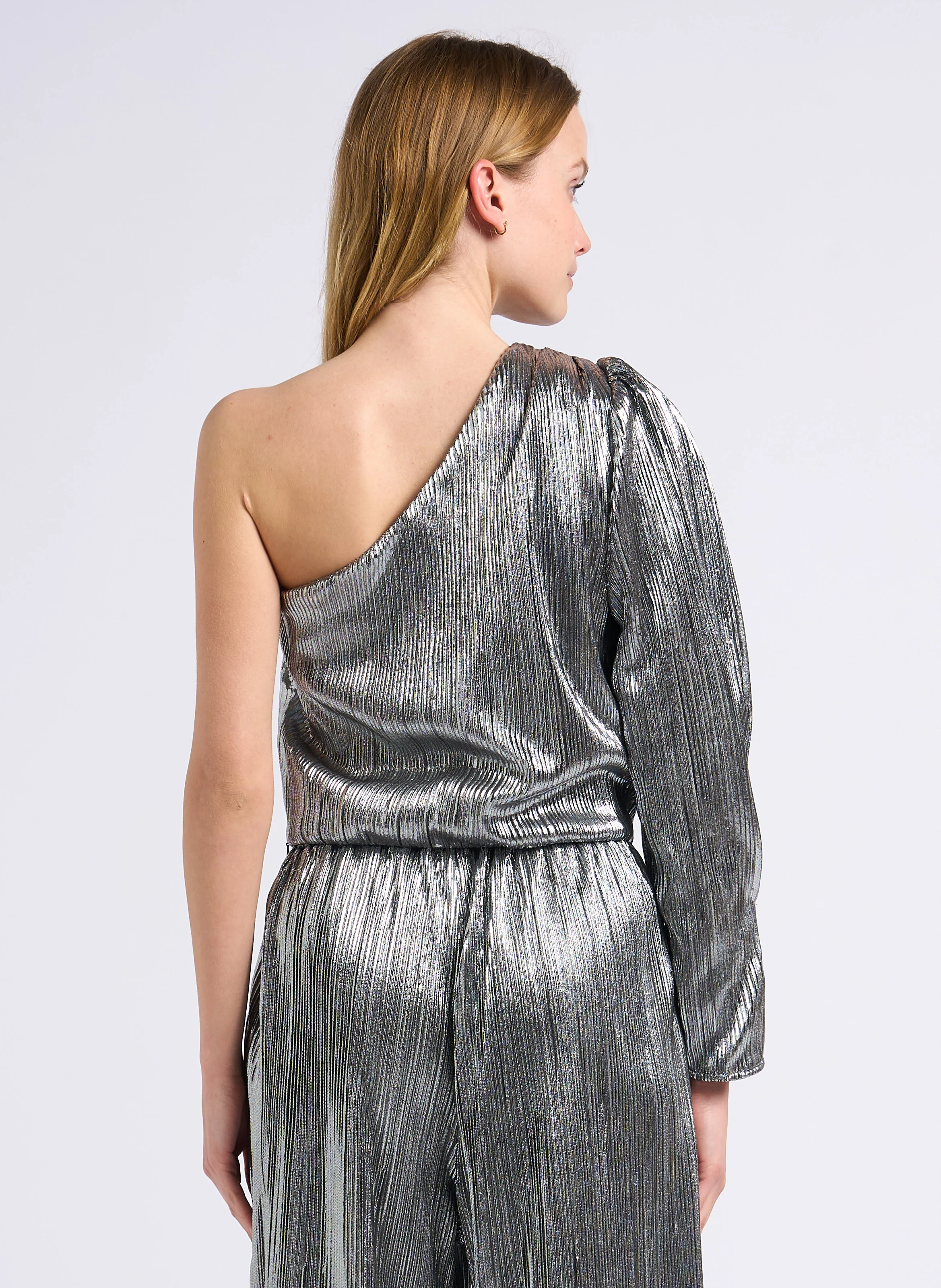 LUNA - Top asymétrique | Gris
