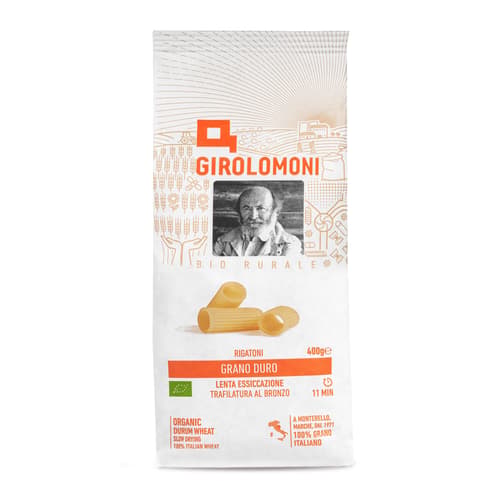 Girolomoni BIO Rigatoni - auf Bronze gezogen