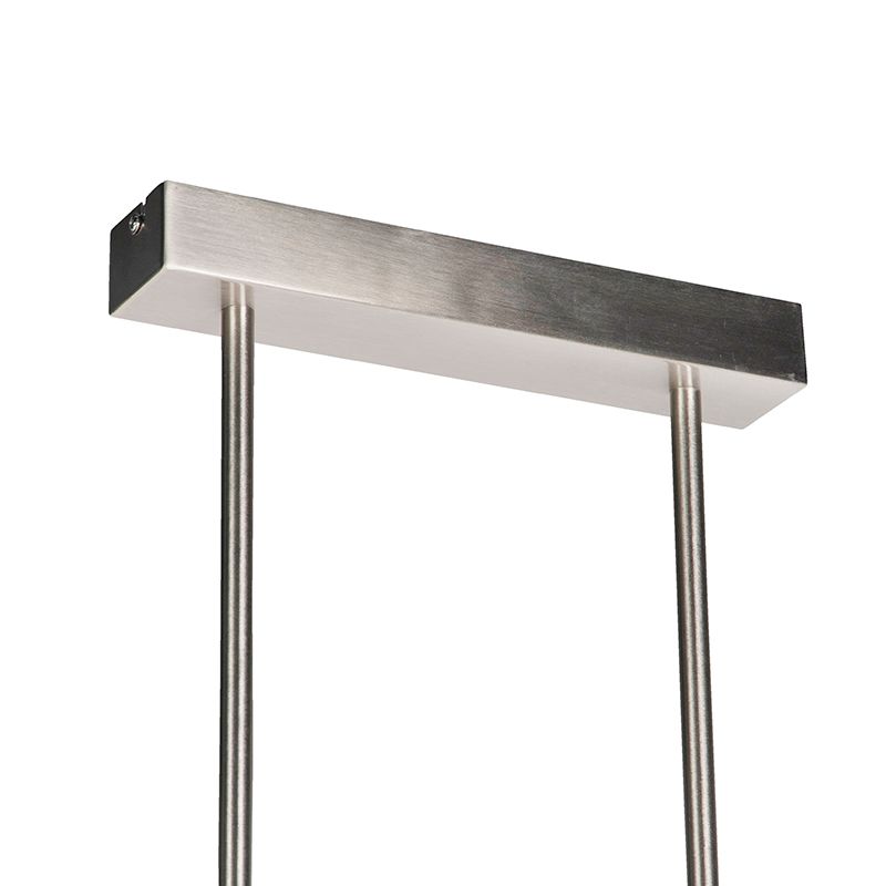 Moderne hanglamp staal incl. LED verstelbaar - Bold