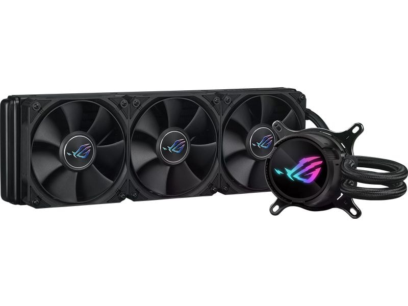 ASUS ROG Wasserkühlung ROG Strix LC III 360 All-in-One Flüssig-CPU-Kühler mit 3x 4-Pin PWM Lüfter
