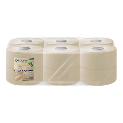 Lucart EcoNatural 180 - papier toilette - 12 rouleaux - 180 m