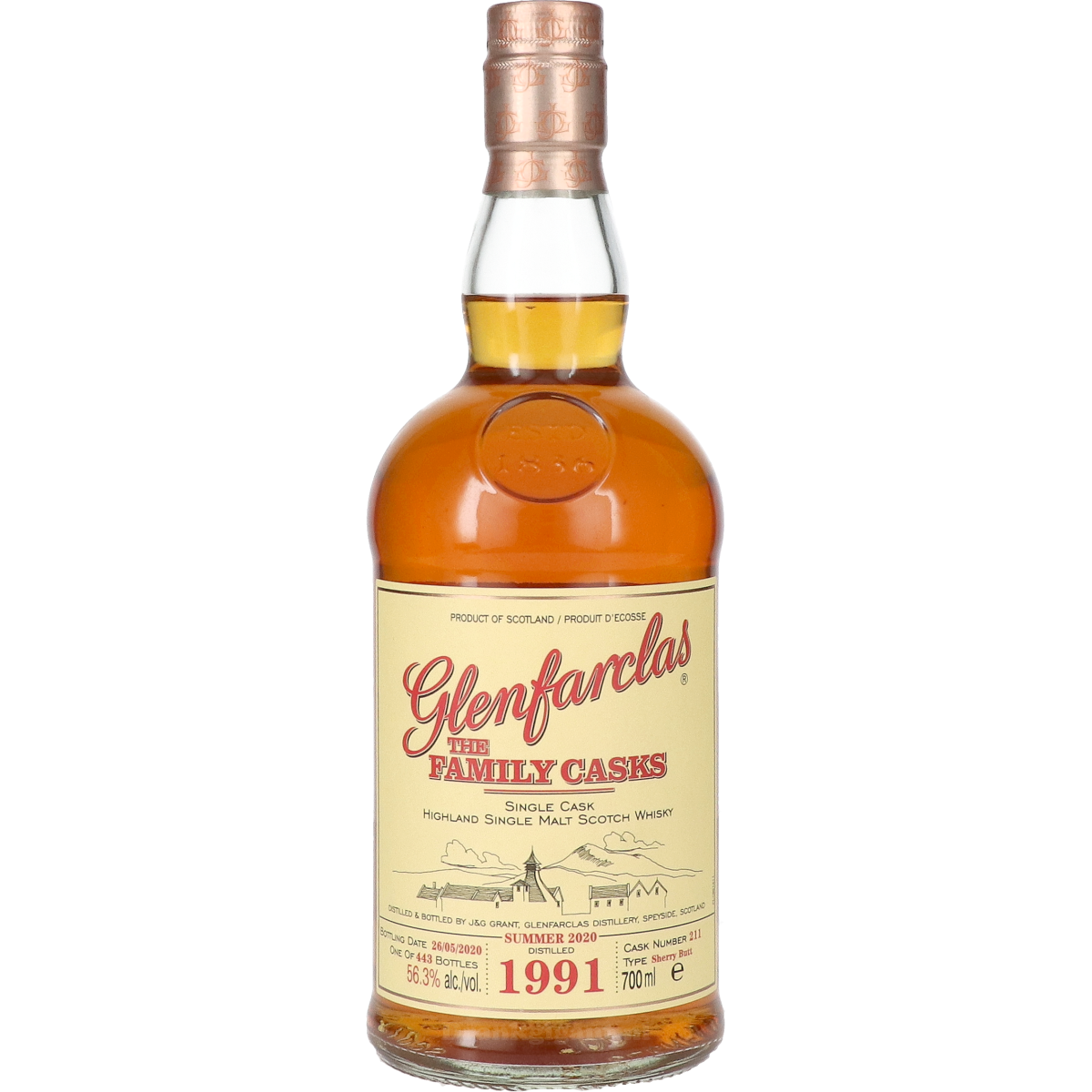 Glenfarclas Vintage Family Cask 1991 70 cl