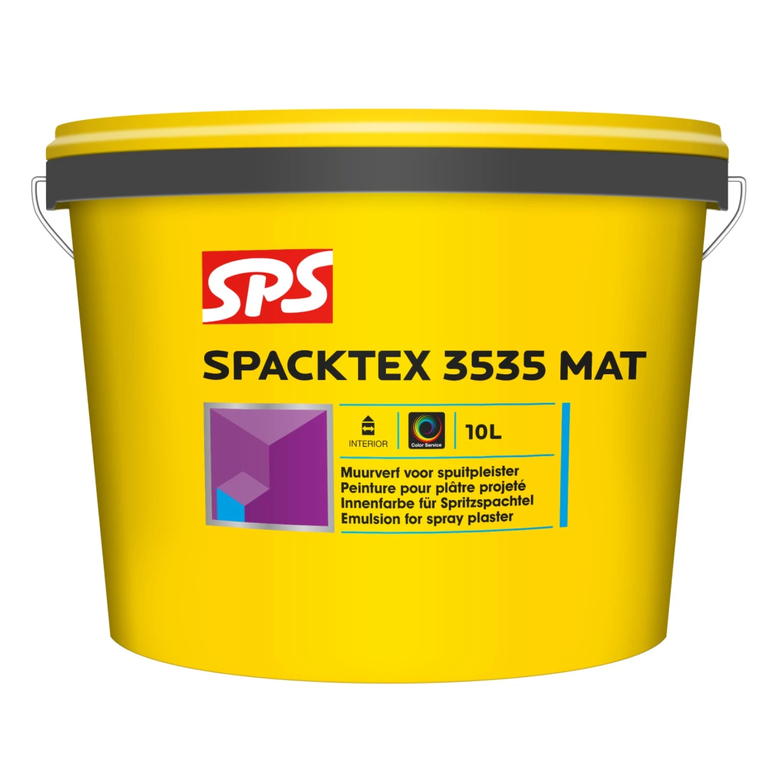 SPS Spacktex 3535 Mat Muurverf - op kleur gemengd - 10L