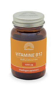 Mattisson HealthStyle Vitamine B12 1000mcg Zuigtabletten 60TB