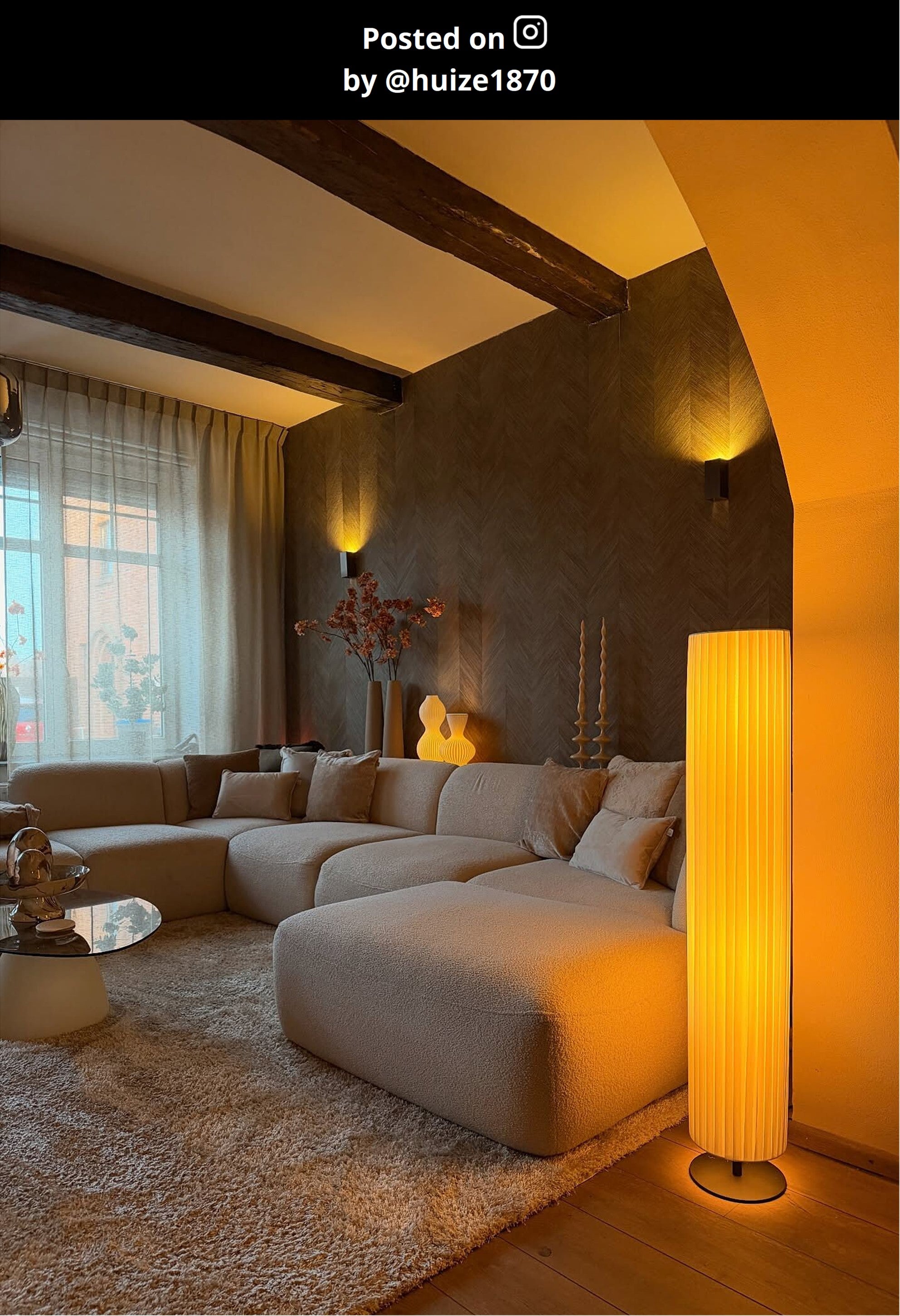 Lucide FOLD Vloerlamp - Wit