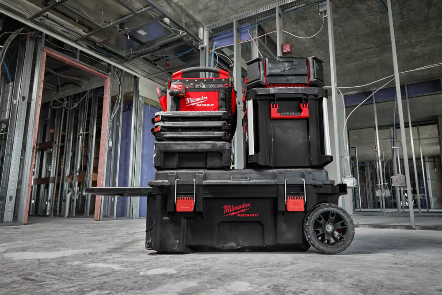 Milwaukee 4932478161 Packout Gereedschapskist op wielen