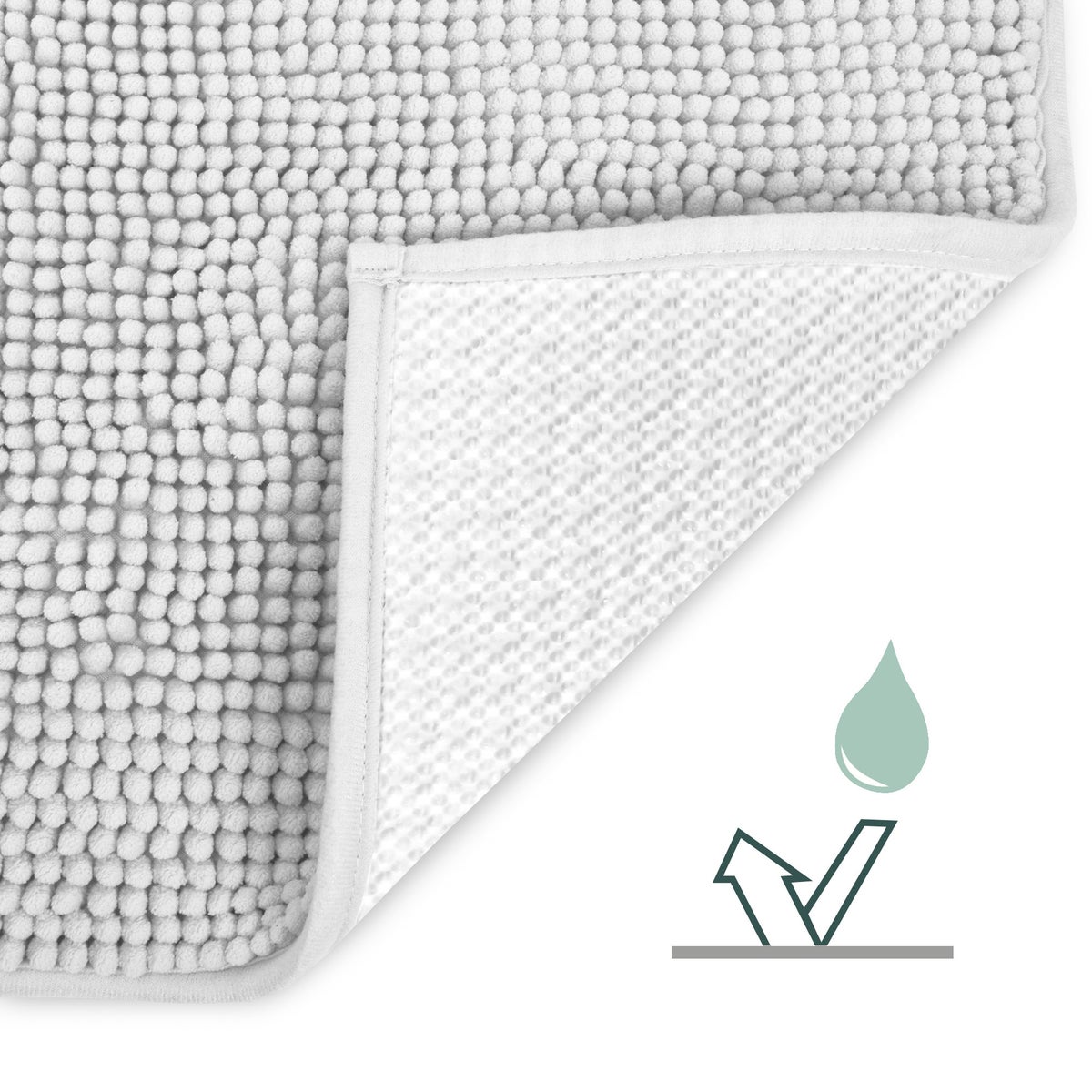 Beautissu BeauMare WR Deurmat 50x50cm Wit