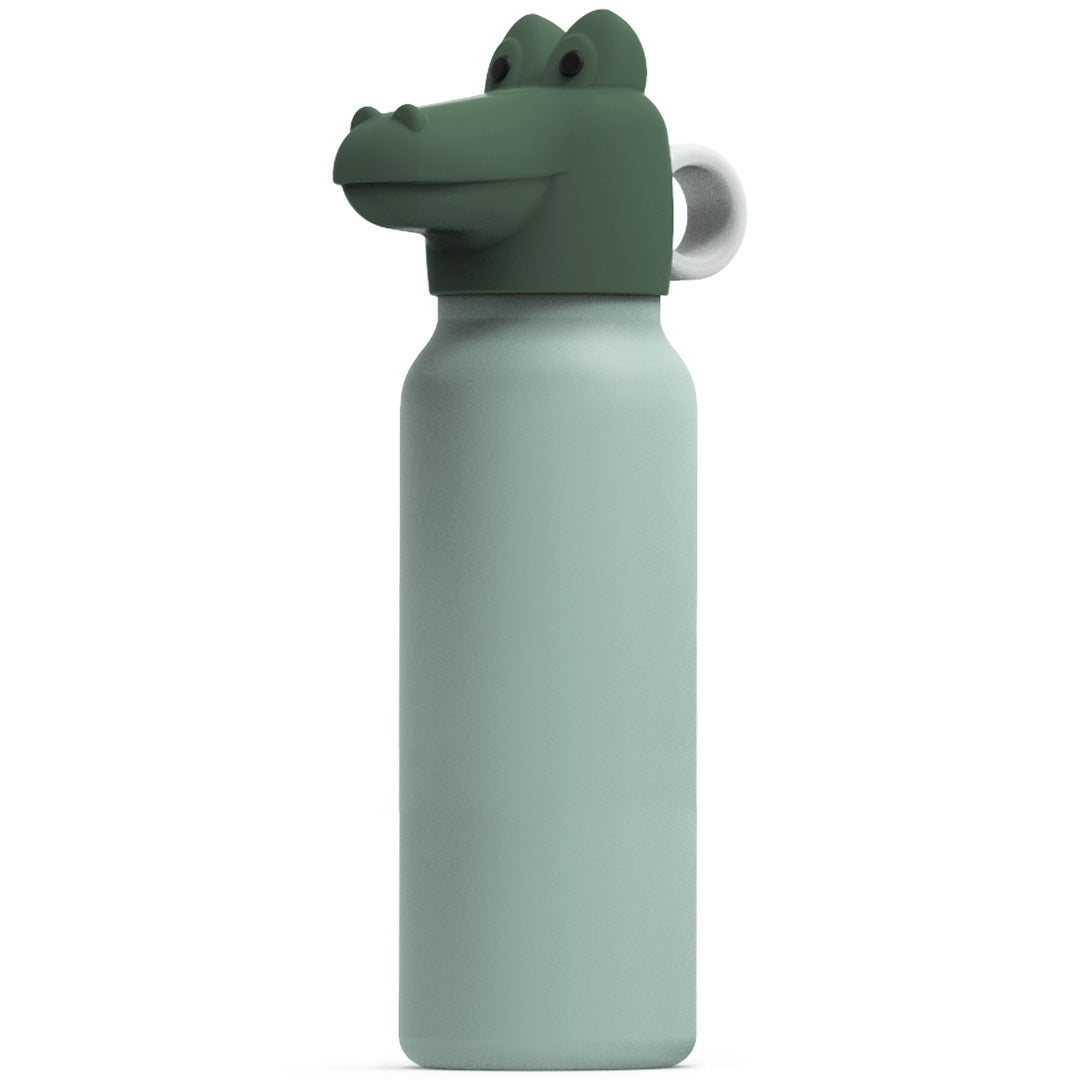 liewood rvs thermosfles falk - crocodile - 350 ml