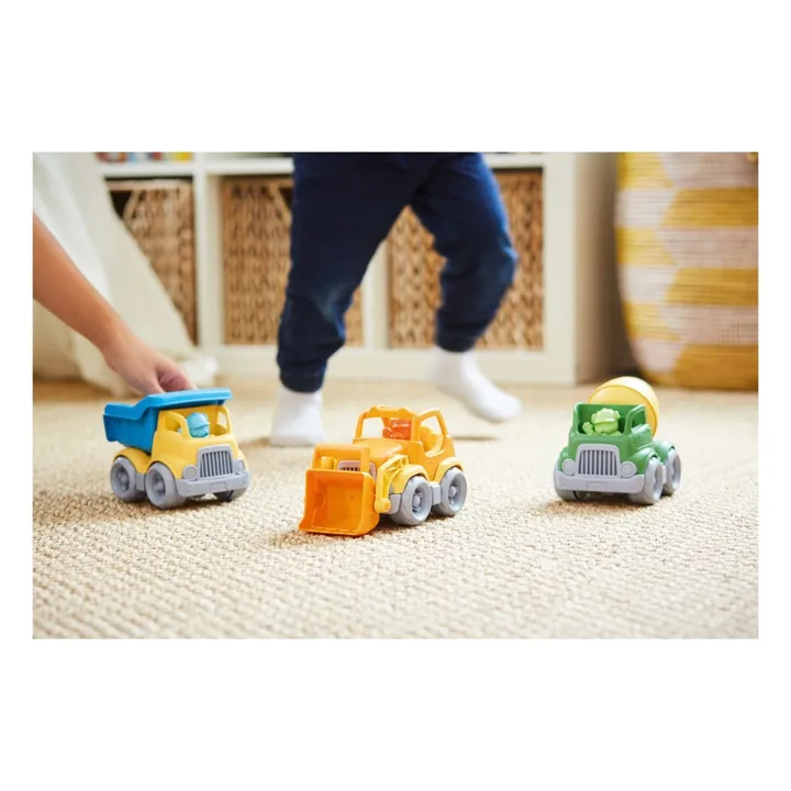 Green Toys Camions de construction - Set de 3