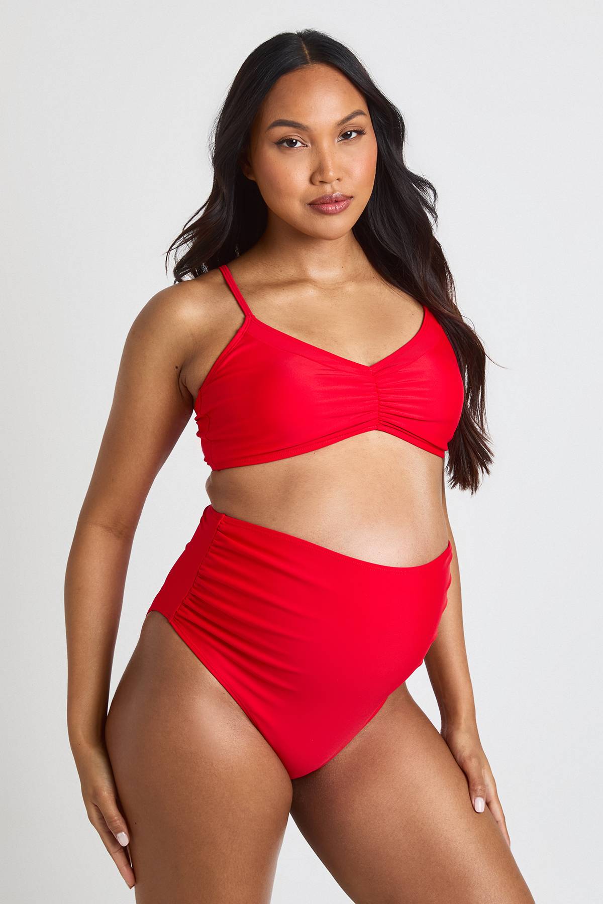 boohoo Haut De Bikini De Maternité Froncé
