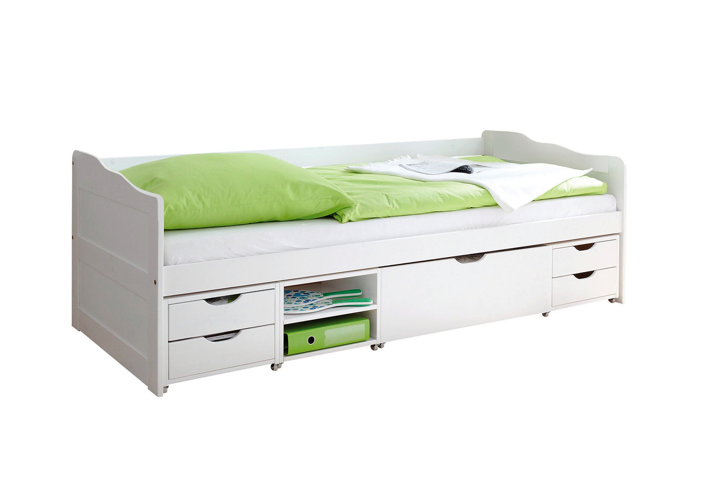 Ticaa Sofabett Funktionsbett Gästebett Marlies Kiefer Weiß