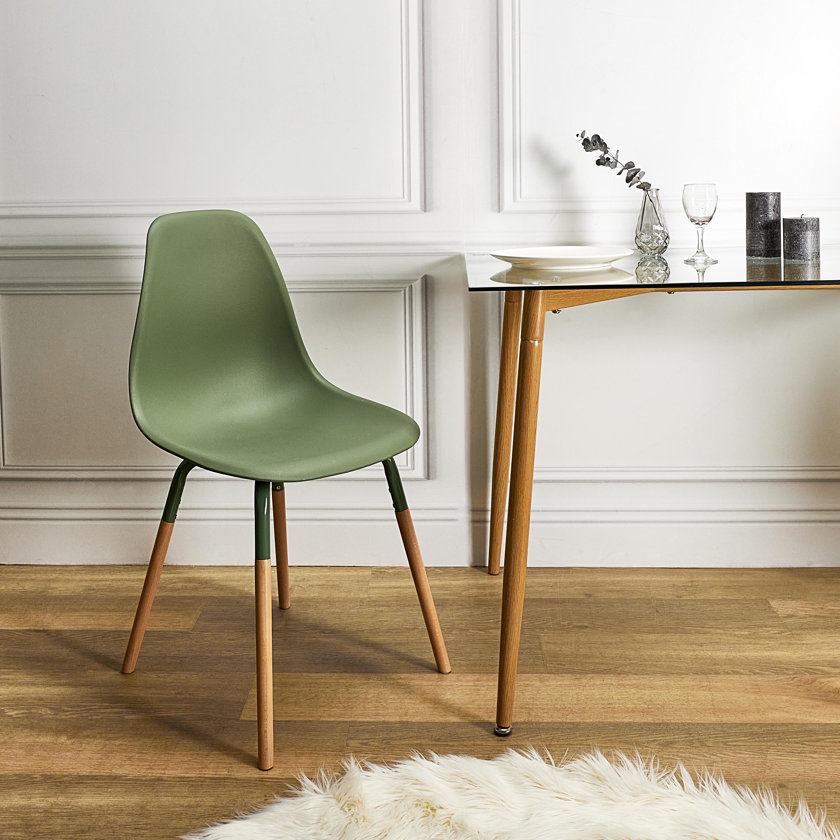 CHAISE SCANDINAVE PHENIX VERT