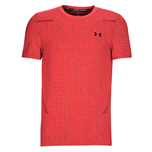 Under Armour - SEAMLESS GRID SS - Bordeaux