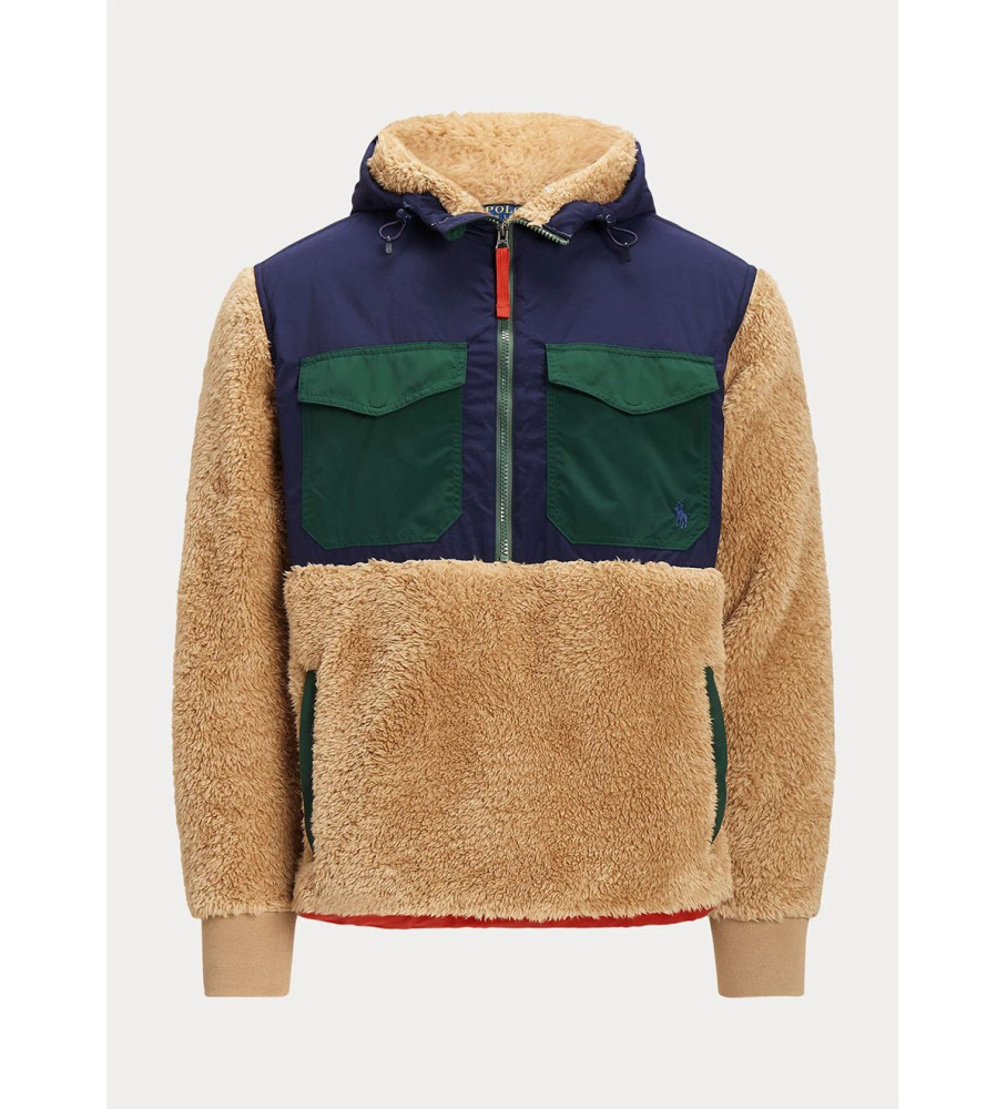 Moletom com zíper Ralph Lauren marrom