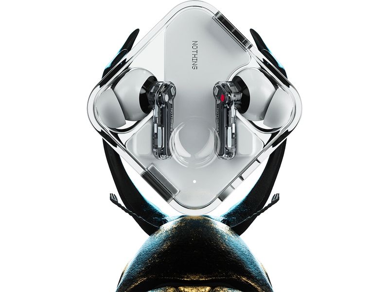 Nothing Ear Wireless In-Ear-Kopfhörer Ear 3.Gen. Weiss Transparente In-Ear-Kopfhörer mit aktiver Geräuschunterdrückung